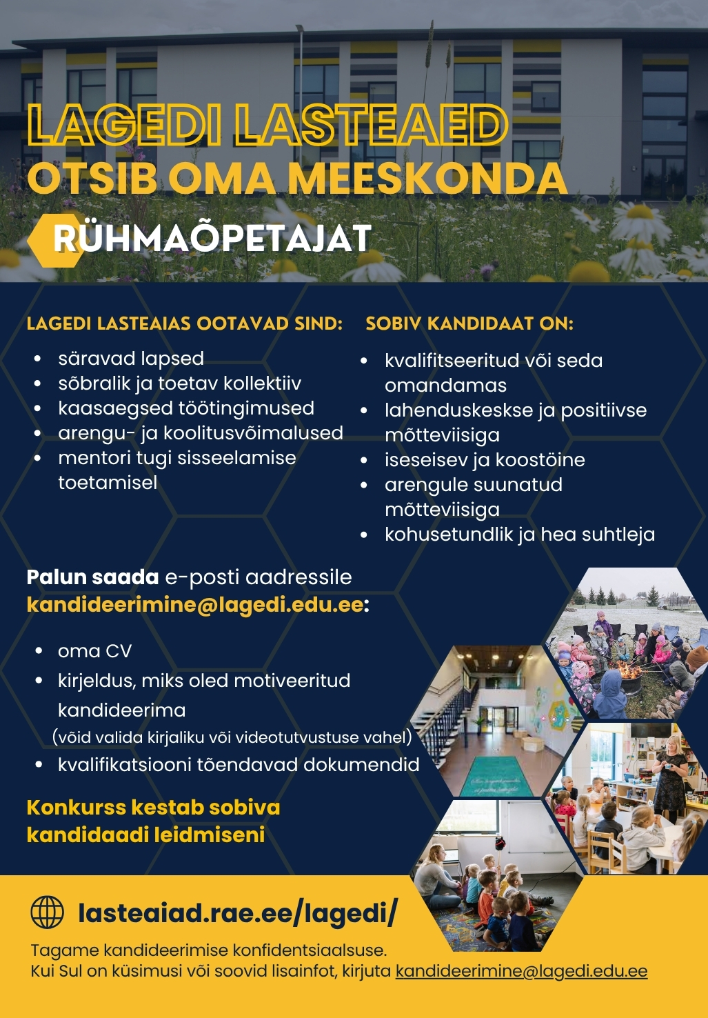 Lagedi lasteaed - rühmaõpetaja